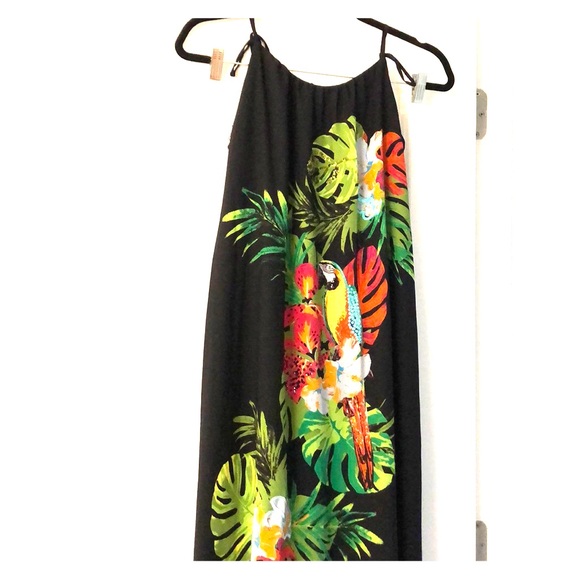 INC International Concepts Dresses & Skirts - INC Black Floral Maxi Dress